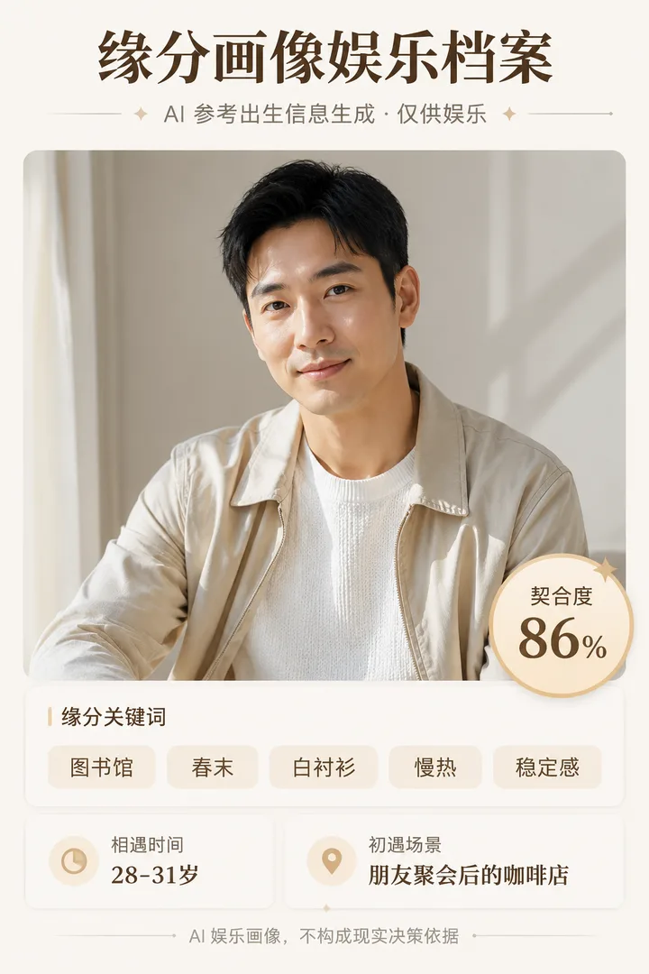 正缘画像档案